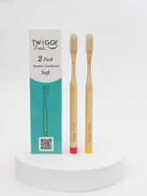 Load image into Gallery viewer, 2Pack Bamboo Toothbrush
