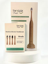 Load image into Gallery viewer, Bamboo Replacement Electric Toothbrush Heads-4Pack