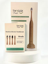 Load image into Gallery viewer, Bamboo Replacement Electric Toothbrush Heads-4Pack
